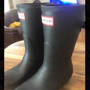 Black Matte Hunter boots